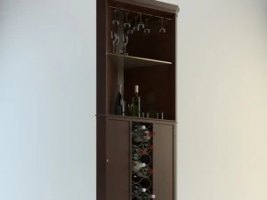 bar cabinet piedmont 3D Model