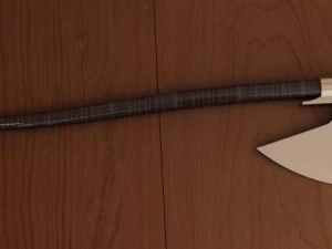 dwuręczny top&oacute;r Model 3D