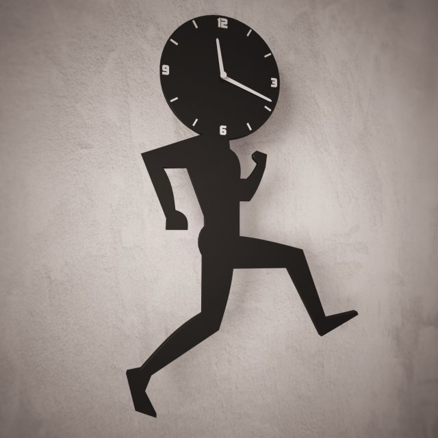 decorative wall clock 3D मॉडल .c4d .max .obj .3ds .fbx .stl .blend 