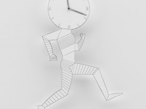 decorative wall clock 3D मॉडल