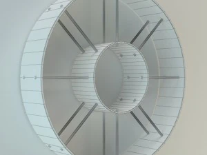 circular bookshelf 3D Model