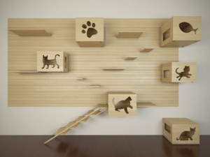 cat house Model 3D