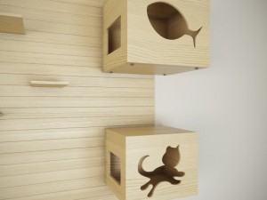 cat house 3D 模型