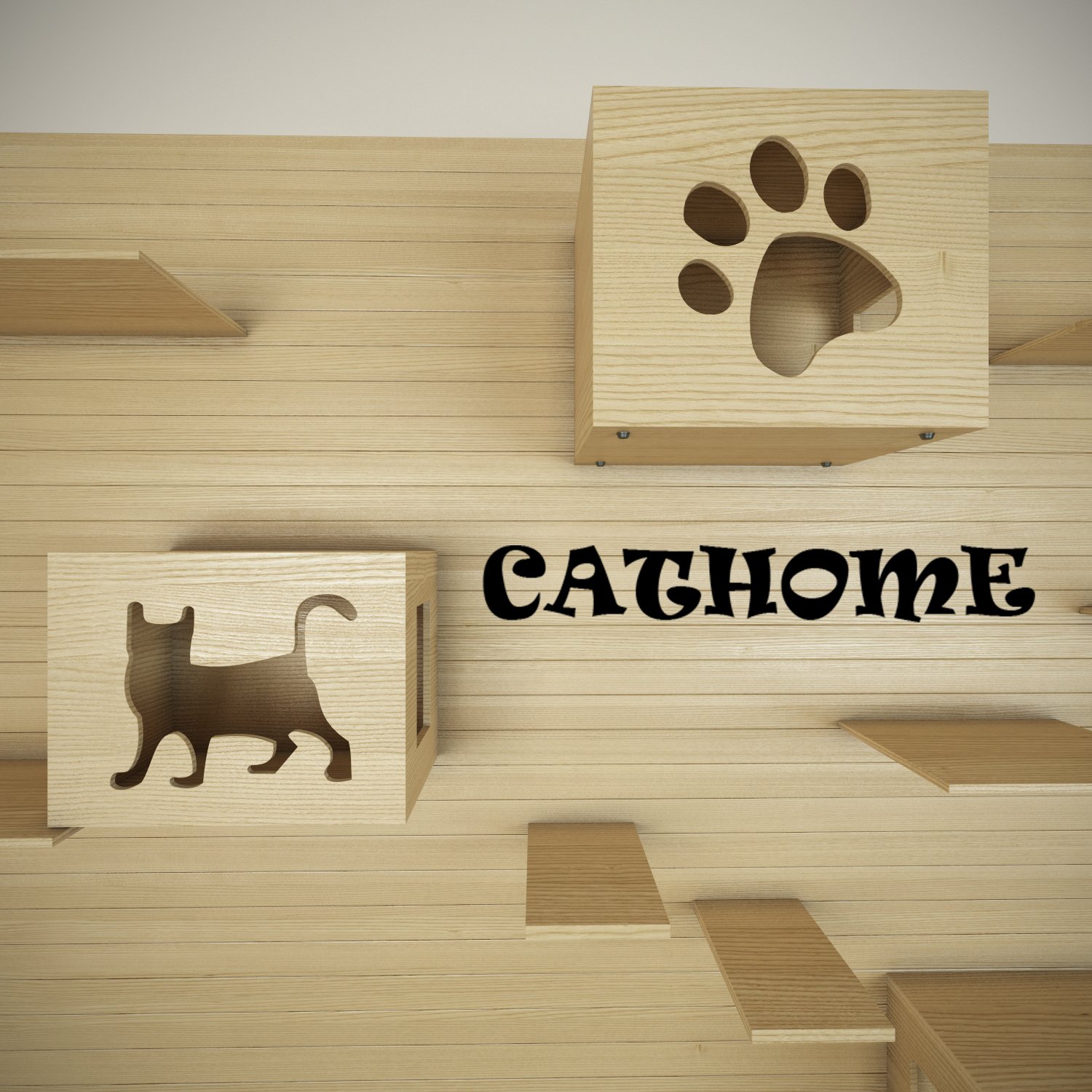 Cat House 3D Model in Household Items 3DExport