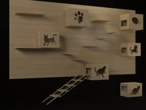 cat house 3D Model