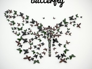 panel butterfly Model 3D