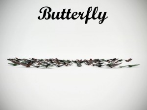 panel butterfly 3Dモデル
