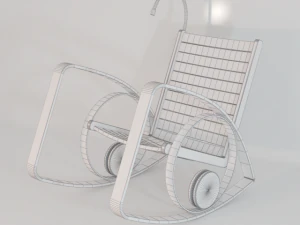 rocking chair lucky 3D Model