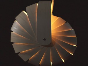 nautilus lightshade natural Model 3D
