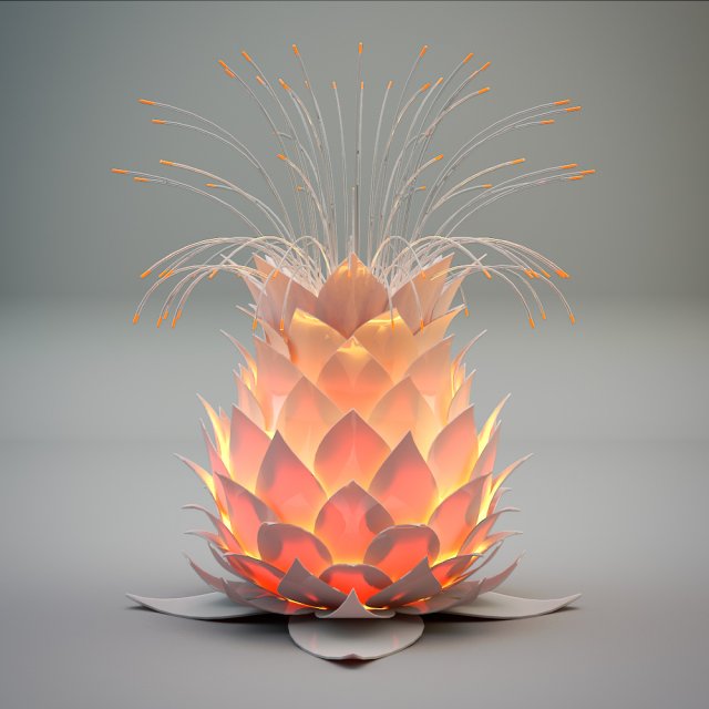 nightlight flower 3D-Modell .c4d .max .obj .3ds .fbx .stl .blend 