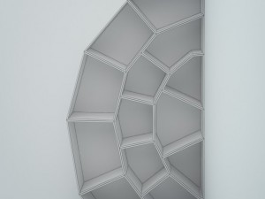 spider web bookcase 3D Модель