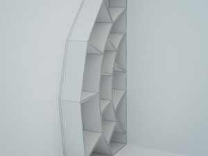 spider web bookcase 3D Модель