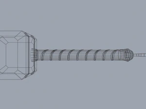 Mjolnir 3D Model