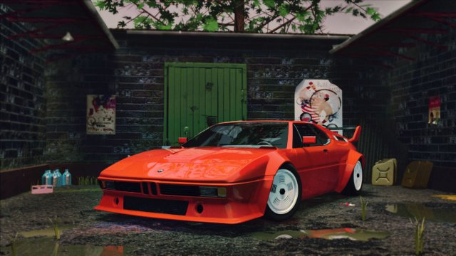 bmw m1 1979 procar 3Dモデル .c4d .max .obj .3ds .fbx .stl .blend 