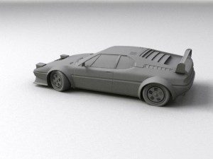bmw m1 1979 procar 3Dモデル