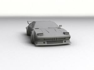 bmw m1 1979 procar 3Dモデル