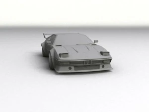 bmw m1 1979 procar 3D Model