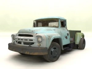 zil 130 pickup 3D Model