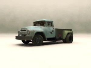 zil 130 pickup 3D Model
