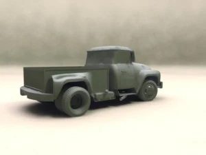 zil 130 pickup 3D Model