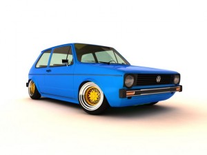 volkswagen golf mk1 1974 3D Модель