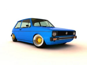 Volkswagen Golf Mk1 1974 3D Modell