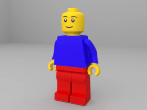 postać lego Model 3D