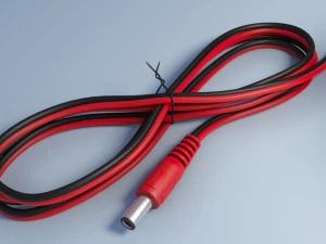 power and video cable 3D Model