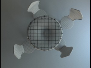 Table and chairs Modelo 3D