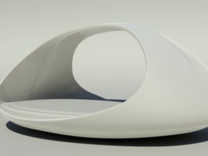 Double bed Modèle 3D