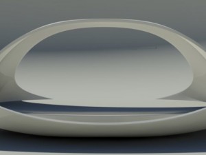Double bed Modèle 3D