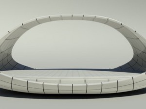 Double bed Modèle 3D