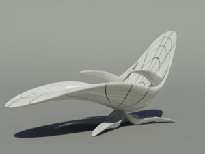 Chaise longue 02 Model 3D