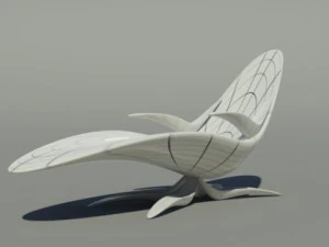 Chaise longue 02 3D Model