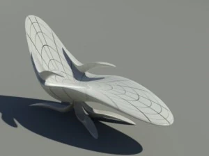 Chaise longue 02 3D Model