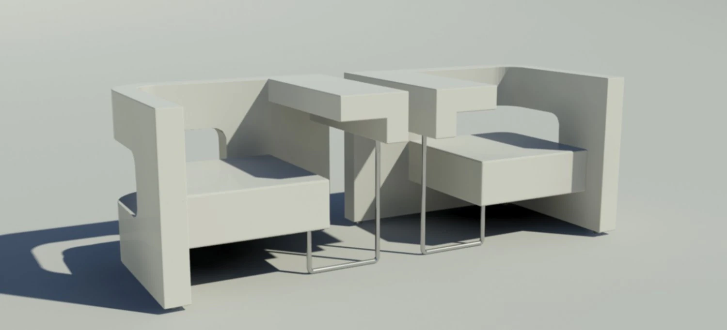 Стул 3D Модель .c4d .max .obj .3ds .fbx .stl .blend 