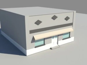 bar building 3D Model
