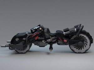 armed bike Modèle 3D