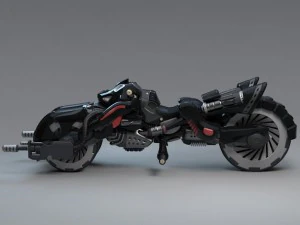 armed bike 3D Model