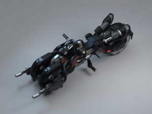 armed bike Modèle 3D