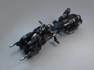 armed bike 3D Model