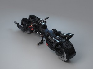 armed bike Modèle 3D