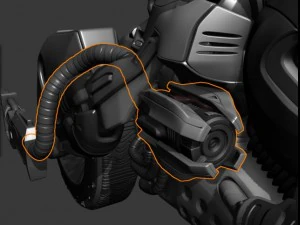 armed bike 3D Model