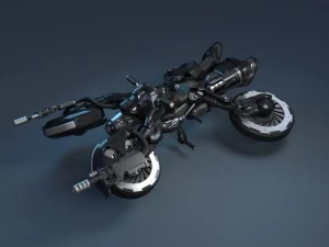 armed bike 3D Model