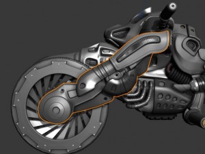 armed bike Modèle 3D