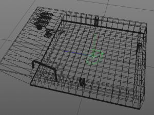 outdoor pool scene 3D Model