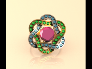 women ring wr31 Modelo 3D
