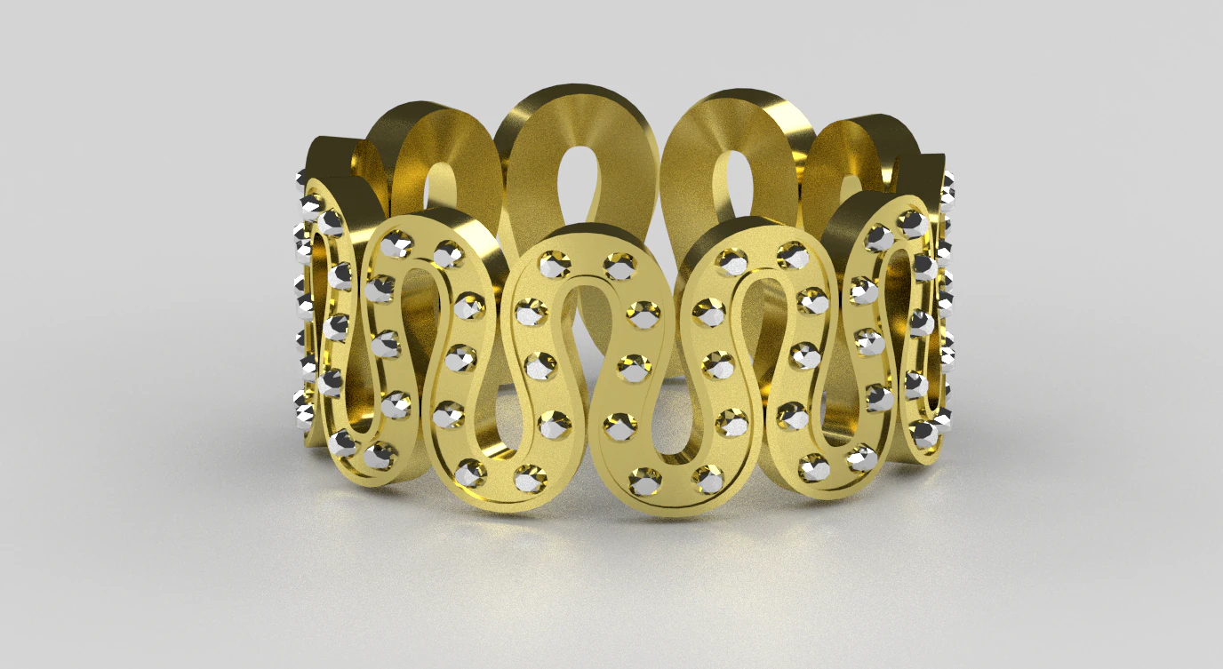 women ring wr29 3D Model .c4d .max .obj .3ds .fbx .stl .blend 
