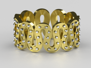 women ring wr29 Modelo 3D