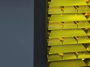 stylish safe with gold 3D Model
